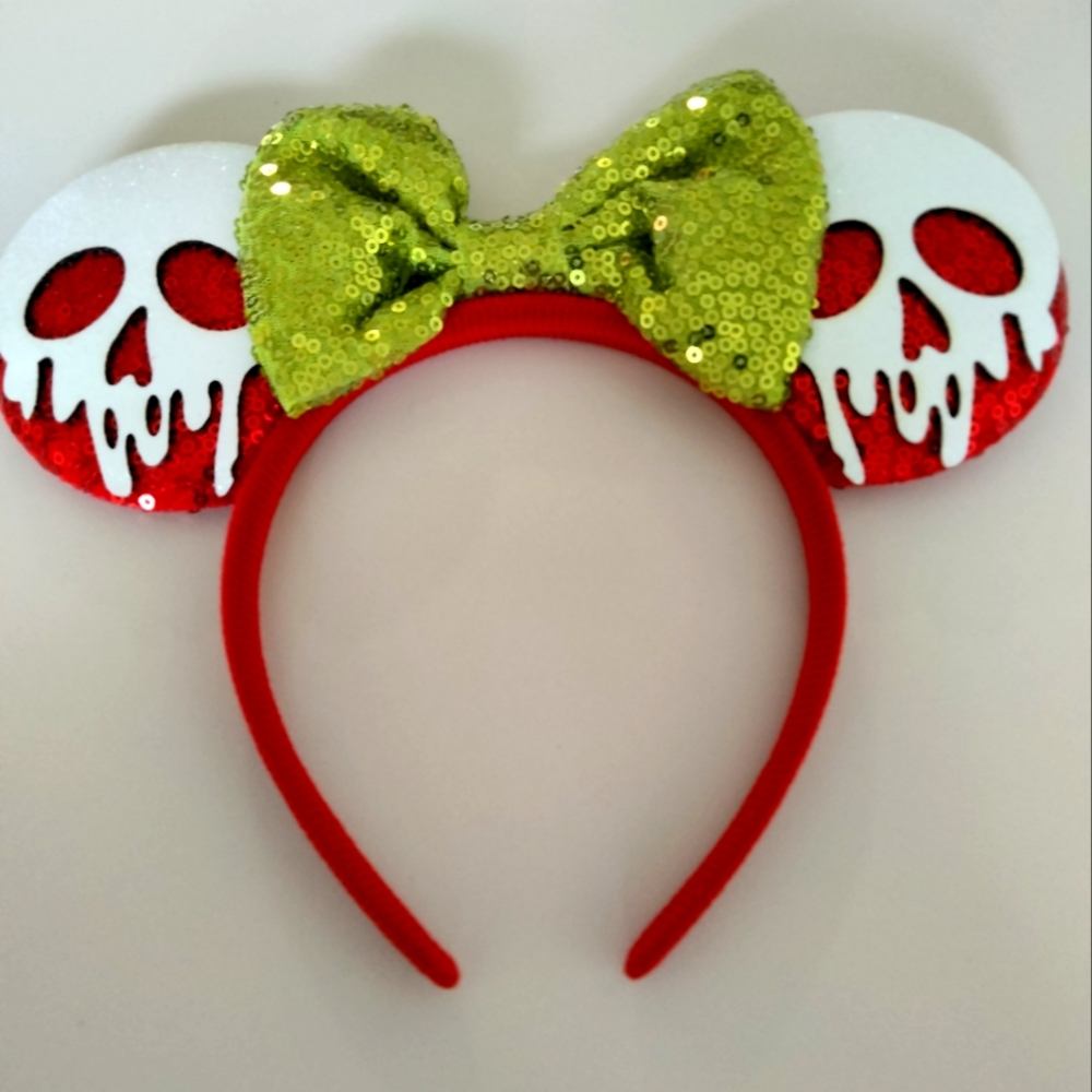 NEW- Mouse Ears Headband with Sequins Bow